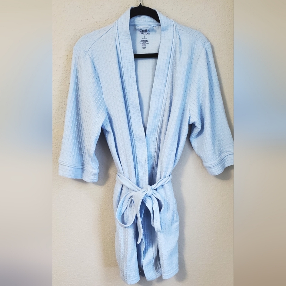 Croft & Barrow Blue Robe